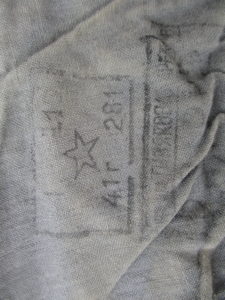 Soviet issue stamps in the lining used in Soviet WWII jackets