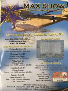 Military Antiques Extravaganza Show Calendar