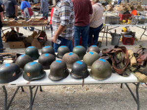 helmets and field gear
