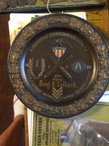 a wall plaque commemorating the american expeditionary force