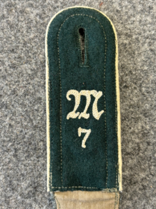 german shoulder strap for Machine Gun Battalion ww2