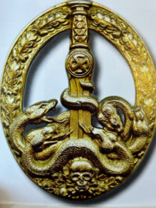 Juncker Type 1 Anti-Partisan Badge in Gold
