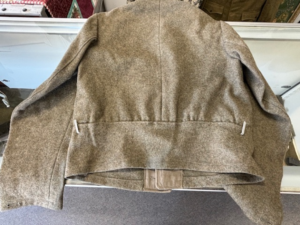 Brown German WW2 Army Uniform backside
