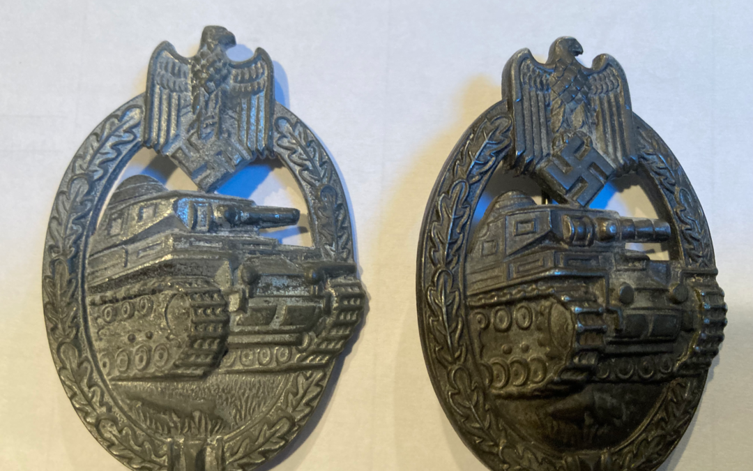 WW2 German Badges: Panzer Assault Badges